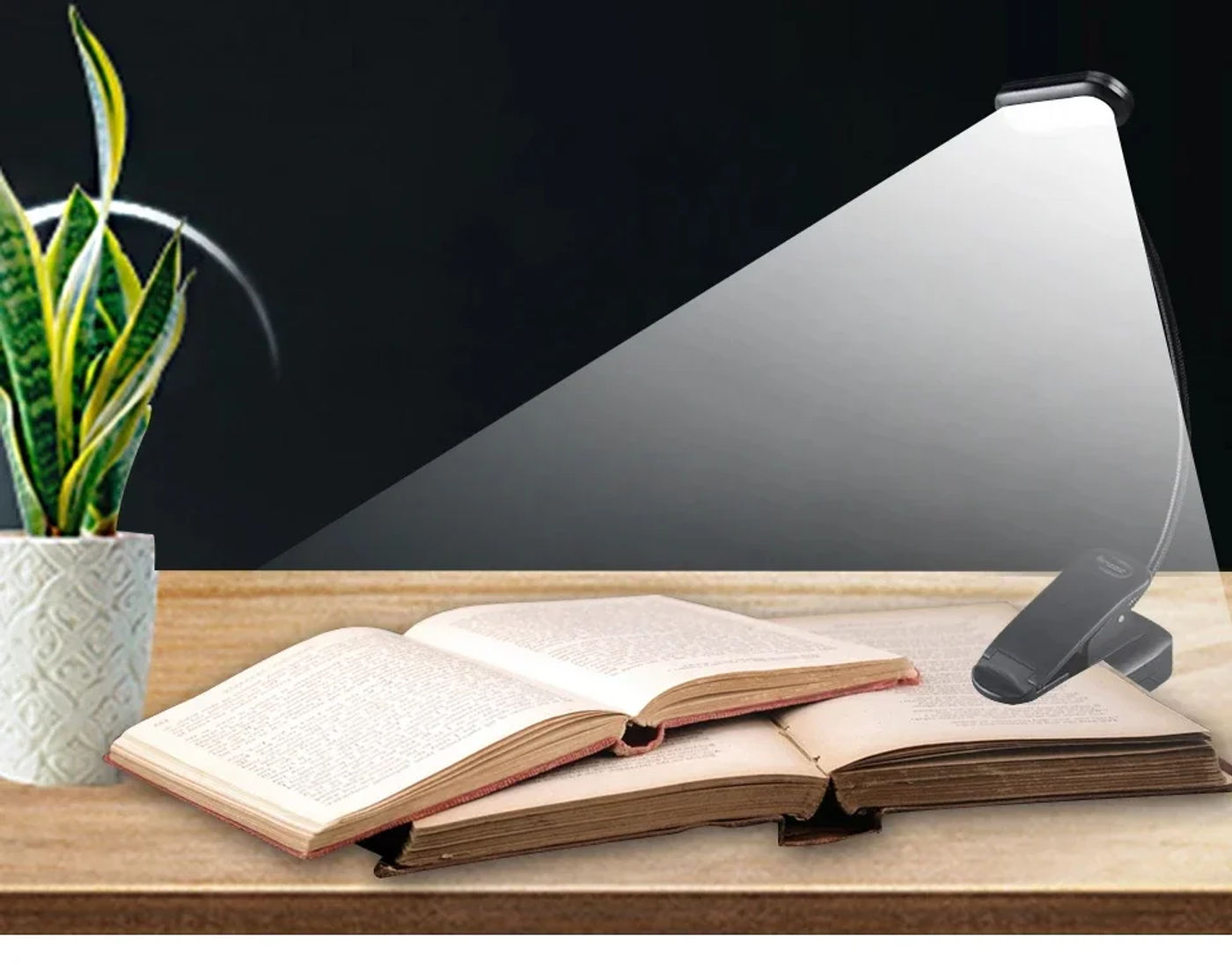Description Picture 3 of itemMini LED Desk Lamp Desk Clip Night Light Flexible Simple Black Eye Care Reading Lamp Adjustable Lamp Student Study Office