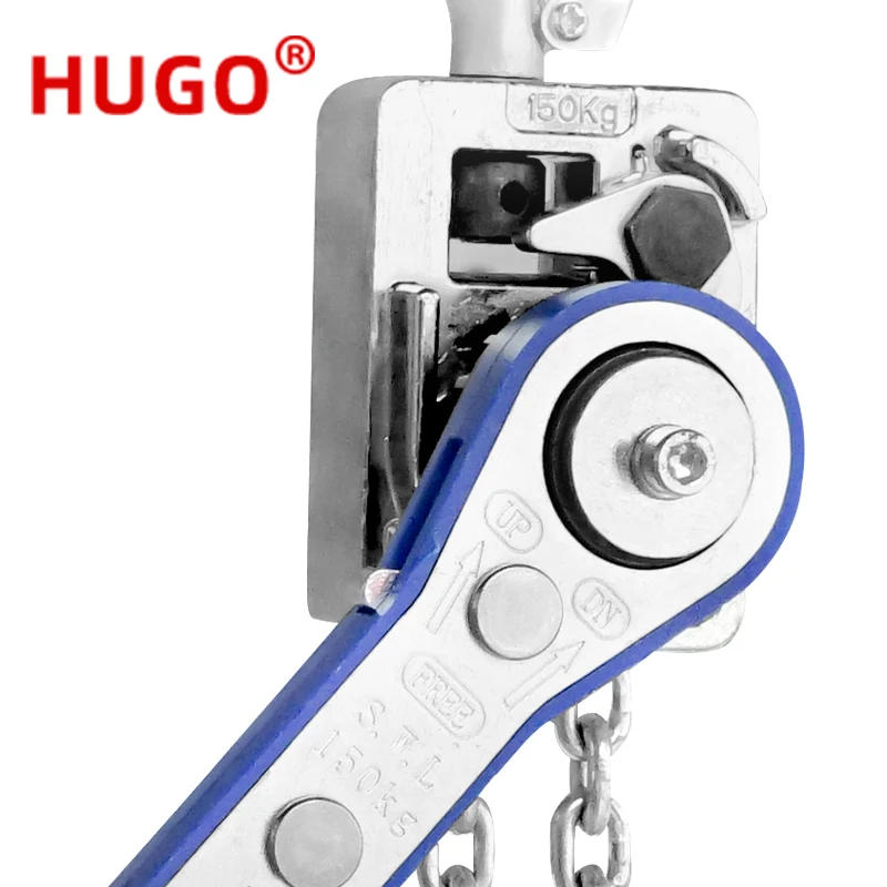 Description Picture 6 of item0.75t  Lever Block Mini Aluminum Alloy Wrench Portable Manual Operated Chain Hoist