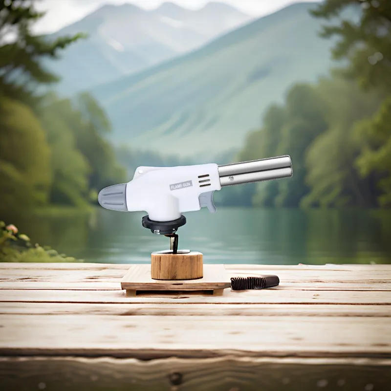 Description Picture 2 of itemAdjustable Flame Gas Lighters Ignition Head with Reverse Use Kitchen Jet Blow Torch Lighter for BBQ Butane Lighter