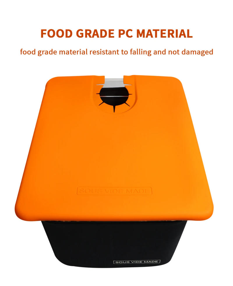 Description Picture 3 of itemMutifunctional 11L Sous Vide Container with Foldable Silicone Lid Container Cover Compatible with All Sous Vide Cookers