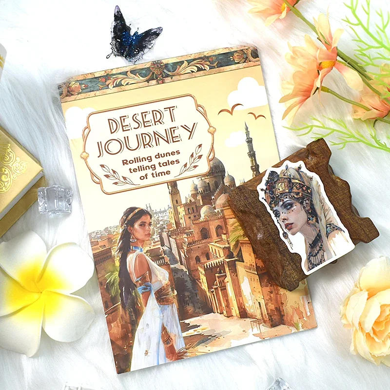 Description Picture 2 of item20Sheets Green Village Sticker Set Plant Animal Aesthetic Decorative PET Washi Sticker Book for Scrapbooking Journal Planner