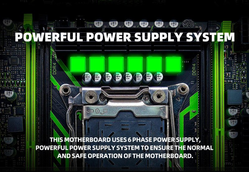 Description Picture 5 of itemX99-8D4 ZSUS Motherboard Set Kit With LGA2011-3 Xeon E5 2630 V4 CPU DDR4 16GB (1*16GB) 2133MHZ RAM Memory NVME M.2 SATA