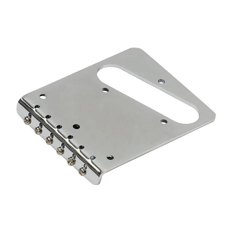 Description Picture 2 of item6 Saddles TL Chrome Guitar Bridge Gotoh Modern Electric Guitar Saddle Bridge for Telecaster for Guitar Replacement Parts