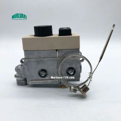 Gas Fryer Temperature Control Valve Gas Oven Accessories 100~340℃ Degree Thermostatic Gas Control Valve  340°C Safety Valve