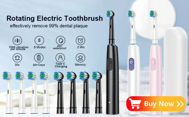 Description Picture 2 of itemOral Irrigator Dental Water Flossser Electric Water Teeth Cleaner 800ML High Pressure Irrigator With 5x Tips for Teeth Clean