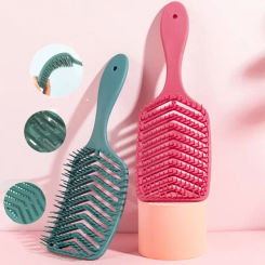 New Wide Teeth Air Cushion Combs Women Scalp Massage Comb Hair Brush Hollowing Out Home Salon DIY Hairdressing Tools
