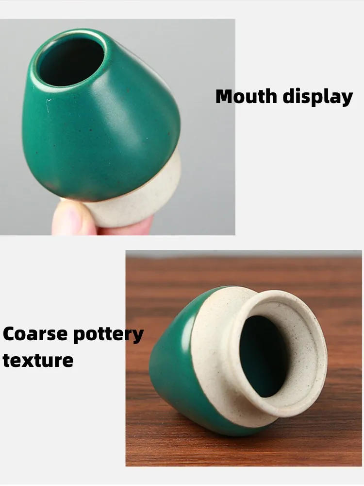 Description Picture 4 of itemJapanese Ceramic Matcha Green Tea Chasen Holder Stand Bowl Bamboo Whisk Grinder Brushes Tea Tools Holder Tea Accessories Teaware