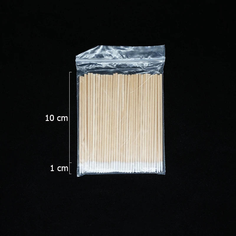 Description Picture 5 of item300Pcs Nails Wood Cotton Swab Clean Sticks Nail Polish Remover Art Tools Wooden Cotton Head Manicure Corrector Nail Polish Tool