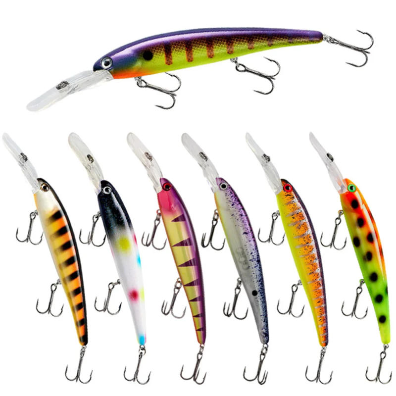 Description Picture 3 of itemBandit Style Deep Walleye Crankbait Lure 16cm/20g Trolling Wobbler Floating Minnow Bass Pike Bait 1-3M Saltwater Fishing Tackle