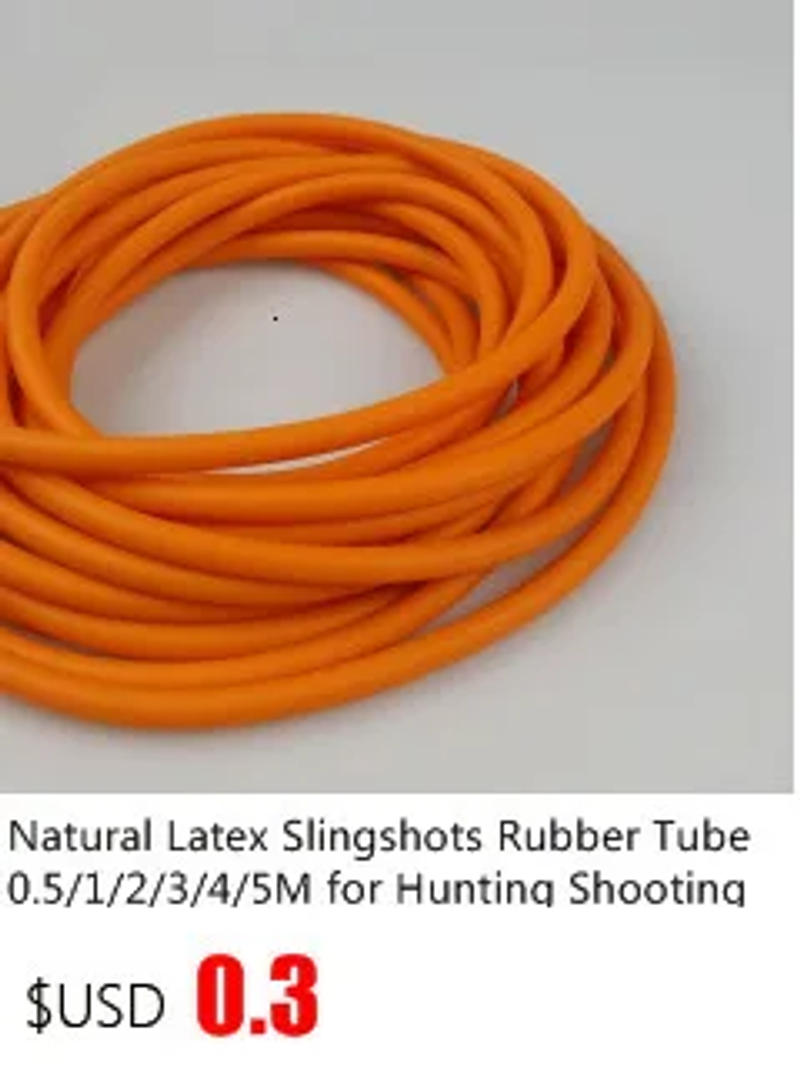 Description Picture 4 of itemNatural Latex Slingshots Rubber Tube 0.5/1/2/3/4/5M for Hunting Shooting High Elastic Tubing Band Accessories 2mmX5mm Diameter