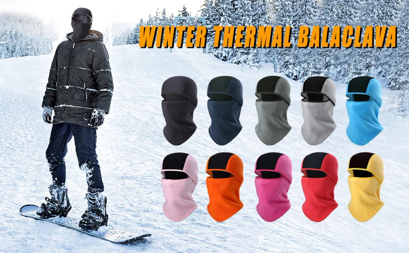 Description Picture 2 of itemWinter Thermal Balaclava Cycling Full Face Mask Sports Ski Hiking Neck Warmer Gaiter Outdoor Bicycle Running Hood Cap Scarf Men