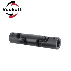 Veekaft Precision Double Section Cross Universal Joint Coupling 6mm-14mm Three Section Universal Joint Cross Shaft Coupler