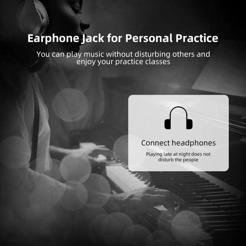 Description Picture 5 of item61-Key Foldable Electronic Piano Multifunctional Electronic Piano Keyboard with LED Display