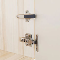 1pc Zinc Alloy Door Damper Buffer Hardware Kitchen Cabinet Mute Door Bumper Cabinet Door Closing Shock Absorber Silencer