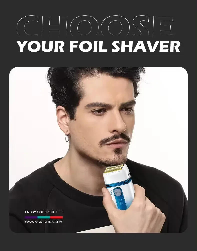 Description Picture 5 of itemVGR Shaver Professional Reciprocating Household Functional  USB Rechargeable Full body Waterproof Dual Electric Shaver  V-362