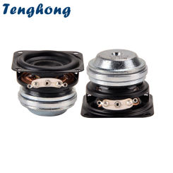 Tenghong 2pcs 1.5 Inch 40MM Audio Full Range Bass Speaker Unit 4 Ohm 10W Bluetooth Loudspeaker For Home Theater Sound Music DIY