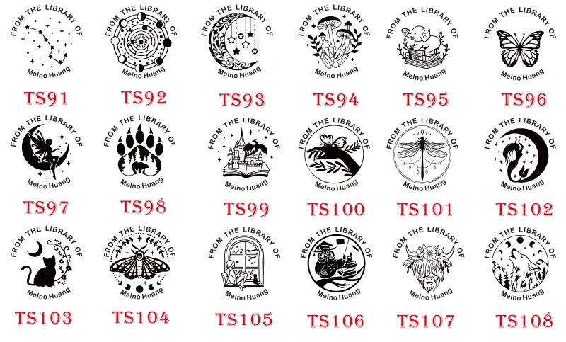 Description Picture 6 of itemEmbosser Stamp Customized Private Logo Customization Library Book Invitation Wedding Embossing Stamp Company  Card Seals DIY