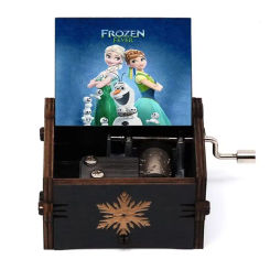 Anime Wooden Music Box Dragon Ball Frozen Home Decoration Birthday and Valentine's Day Gift