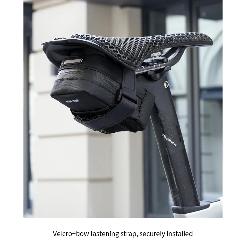 Description Picture 6 of itemSmall Bicycle Saddle Bag Portable Mini Mountain Bike Seat Bags Cycling Rear Bags Ultralight Road Bike Tail Bag Bike Accessories