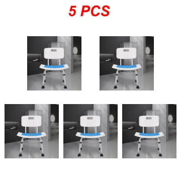 5/3/2/1Pcs Non-slip Bath Chair Elderly Bath Tub Aid Seat Bathroom Bath Chair Shower Stool Seat Cushion Safe Bathroom Environment