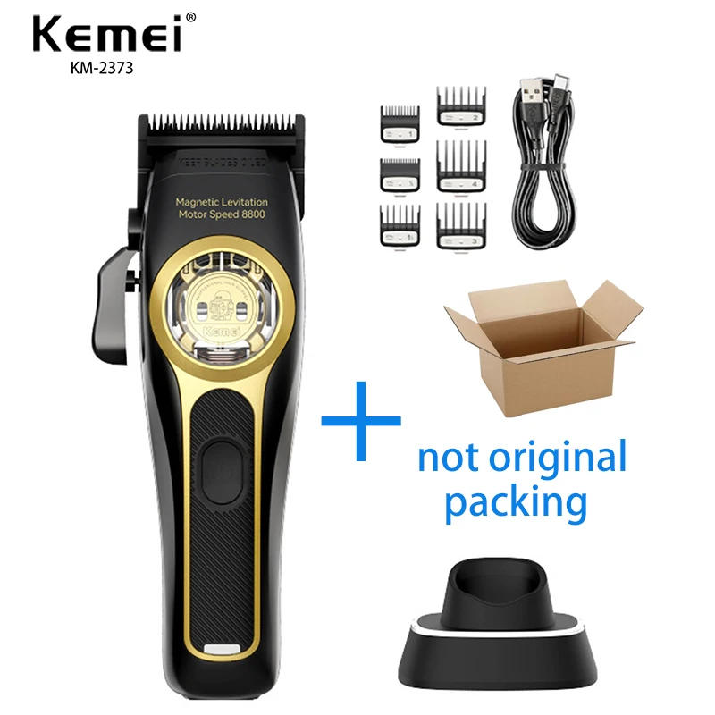 Description Picture 4 of itemKemei KM-2373 Baber Hair Clipper Professional Hair Cutting Machine With Charging Base For Men Electric Hair Trimmer Men Gift