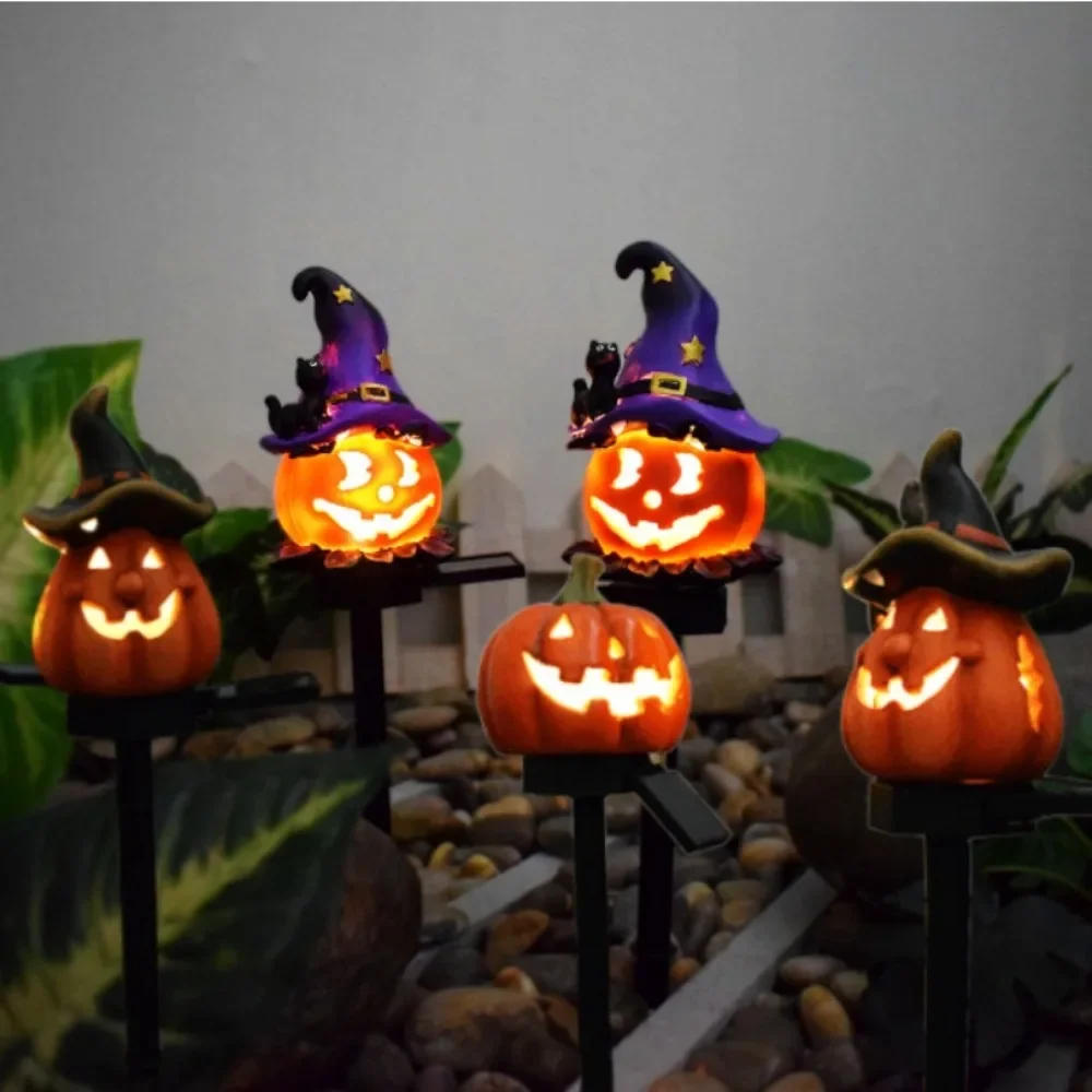 Description Picture 3 of item2024 Halloween Solar Lamp Waterproof Pumpkin Stake Lights Festival Decoration for Garden Balcony Yard Lawn Pathway Party Decor