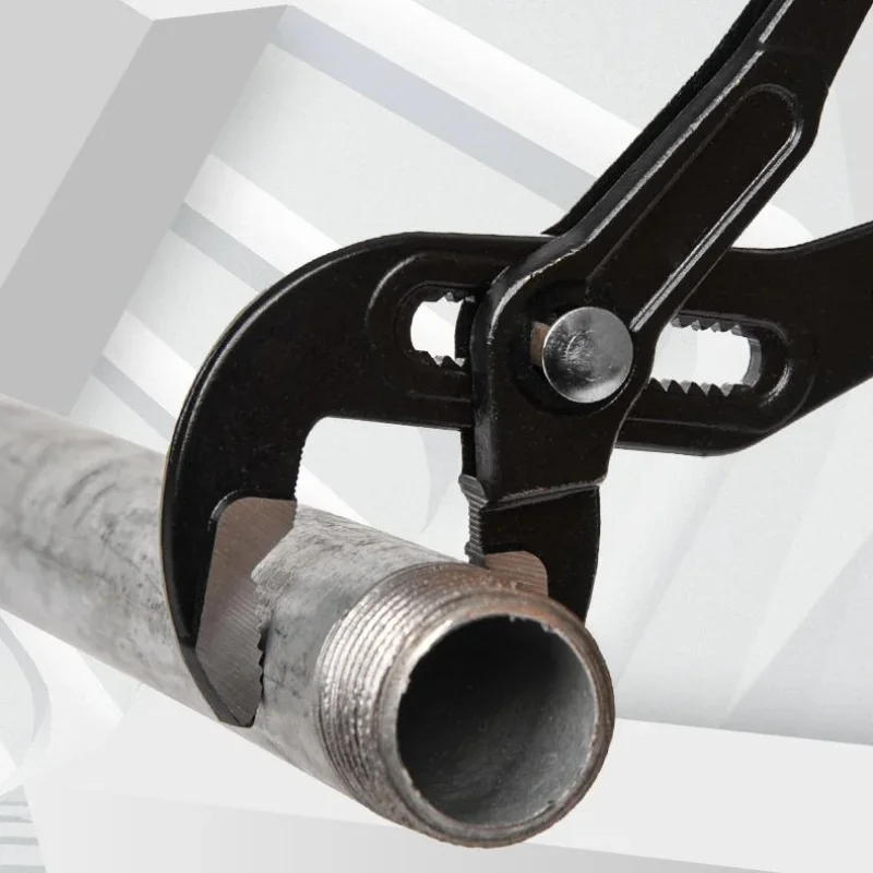 Description Picture 2 of itemWater Pump Pliers Quick-Release Plumbing Pliers Pipe Wrench Adjustable Water Pipe Clamp Pliers Household Hand Tools Multi-functi