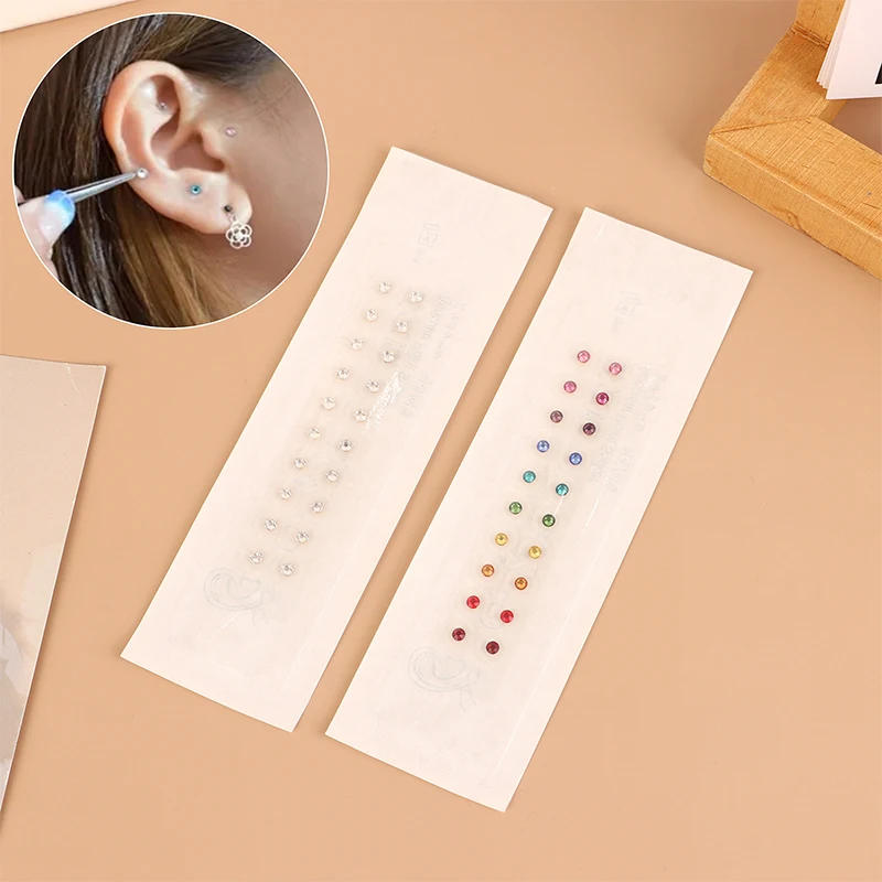 Description Picture 4 of item20pcs Ear Care Seeds Acupuncture Auricular Disposable Ear Stickers Massage Therapy Needle Patch Auricular Auriculotherapy