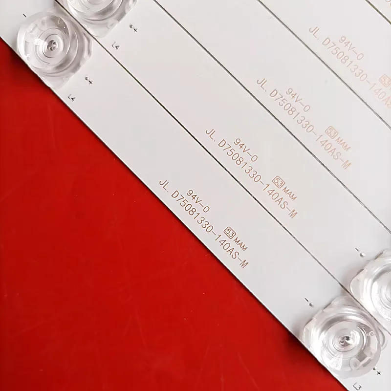 Description Picture 4 of itemKit 14pcs 8LED LED backlight strip for 75UHD520 TQLED75PR001 JL.D75081330-140AS-M V750DK2-Q01 G750QD1DK2-6