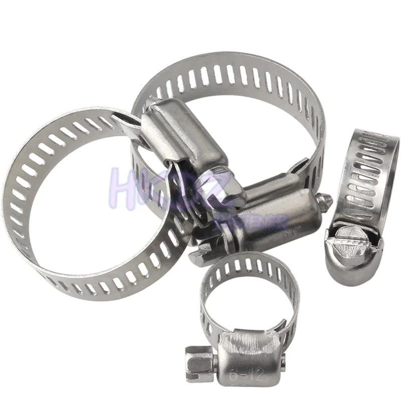 Description Picture 3 of itemHose Clamp Adjustable 6-900mm 304 Stainless Steel Worm Gear Hose Clip Hose Lock for Water Pipe Plumbing
