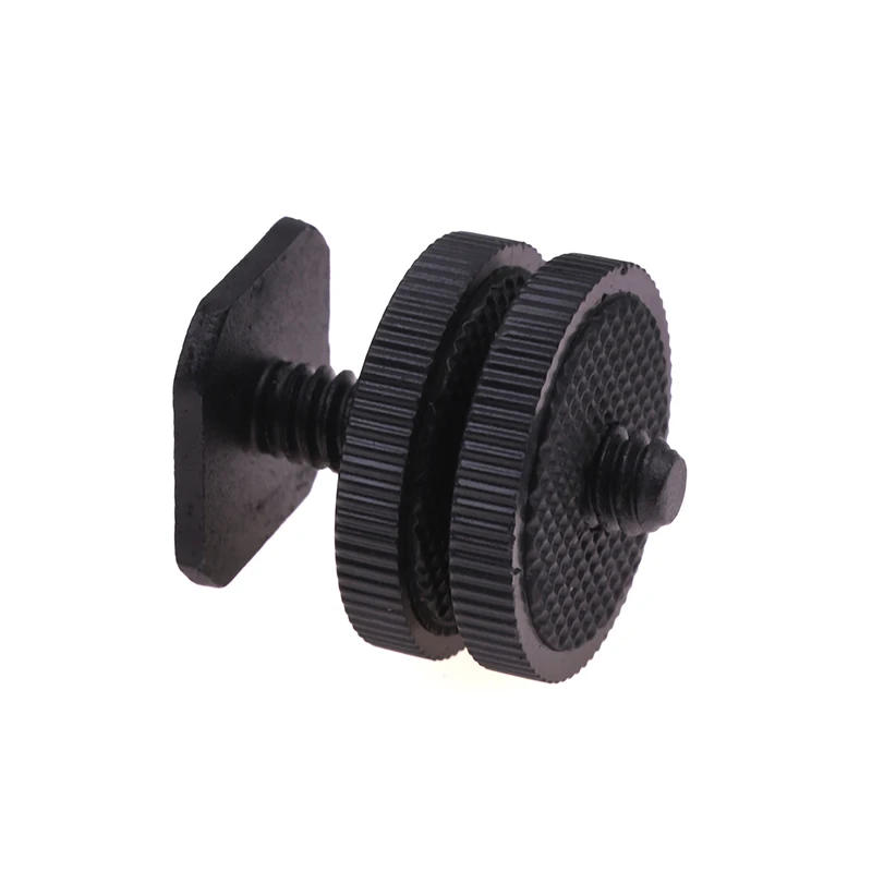 Description Picture 6 of itemTriple Hot Shoe Mount Adapter Dual Screws Bracket Stand Holder for DSLR Camera for LED Video Microphone Monitor Flash Light