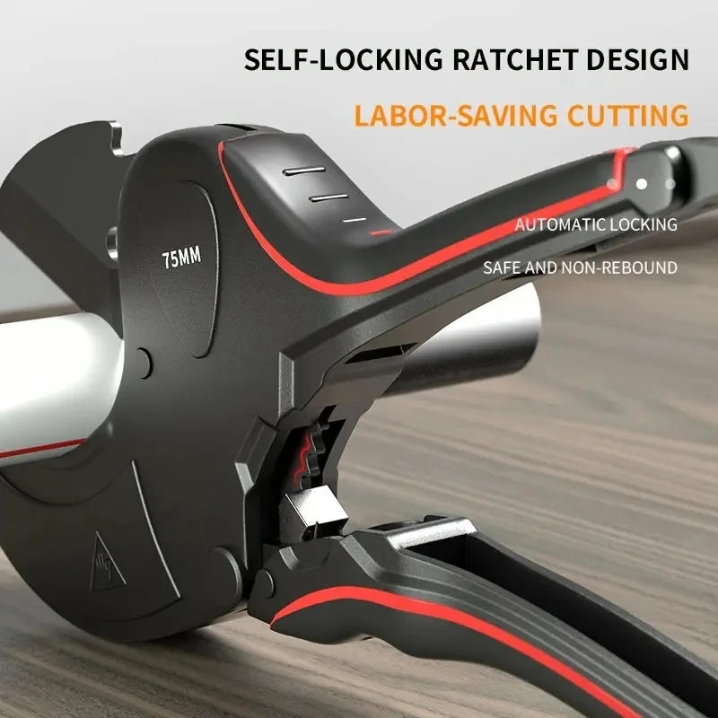 Description Picture 4 of itemHeavy Duty PVC Cutter Aluminum Alloy Plastic Tube Cutting PPR PVC Pipe Tube Cutter Scissors with SK5 Steel Blade Hand Tool