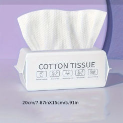 50pcs Disposable Face Wash Towel Extractable Cotton Soft Towel Cotton Beauty Salon Cleansing Face Wipe Towel Towelchaolian