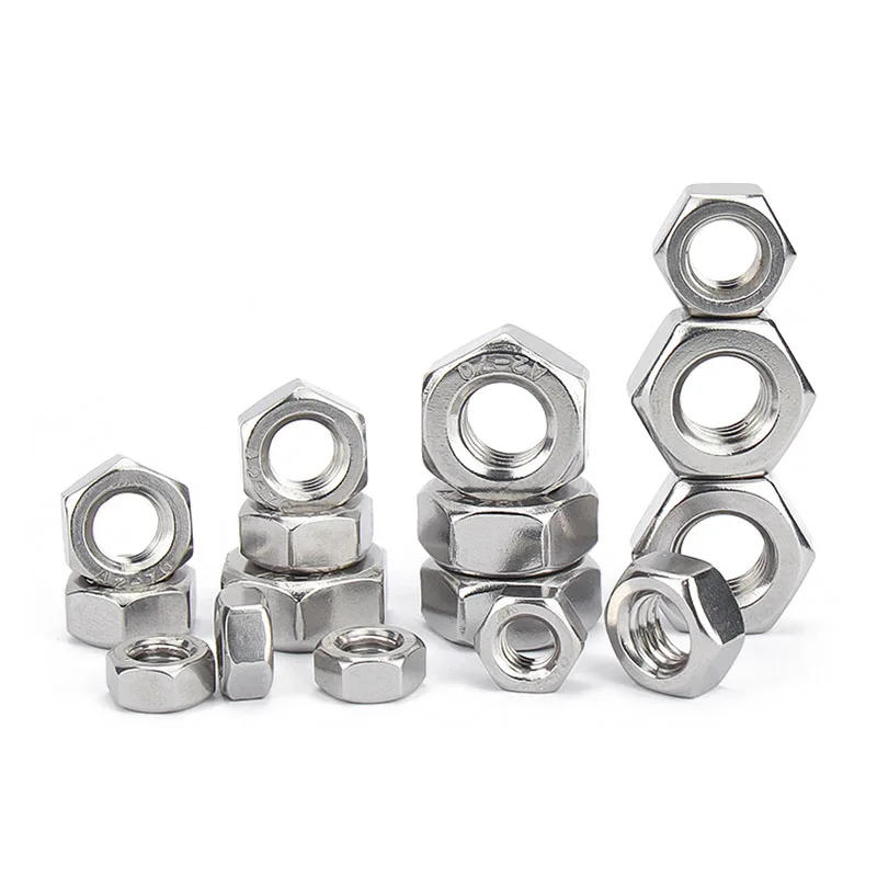 Description Picture 3 of item5PCS Reverse Thread Hex Nut M4 M5 M6 M8 M10 - M20 Rotate Left Nuts A2 Stainless Steel