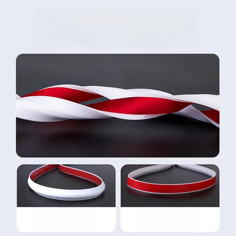 Description Picture 5 of item1PC 1m/39.37inch Bendable Silicone Shower Threshold Dry Wet Separation Door Bottom Sealing Strip Kitchen Sink Dam Barrier