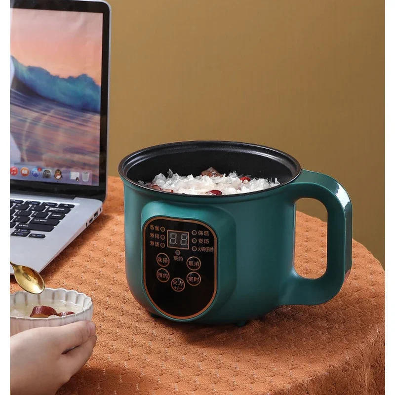 Description Picture 3 of itemHousehold Electric Cooking Machine 1-2 People Hot Pot Stew Heating Eggs Soup Non-stick Pan Multifunction Electric Rice Cooker