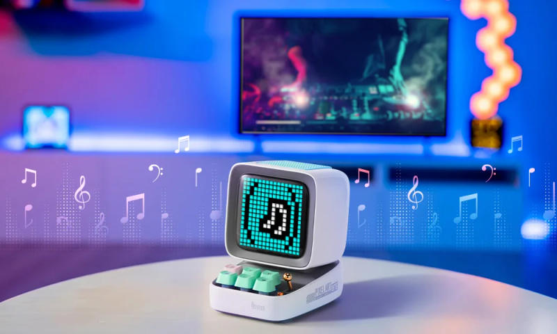 Description Picture 3 of itemDivoom Ditoo-Pro Speaker Mini Retro Pixel Art Bluetooth Portable Alarm Clock DIY LED Display Board Cute Gift Vintage 블루 투 스 화자