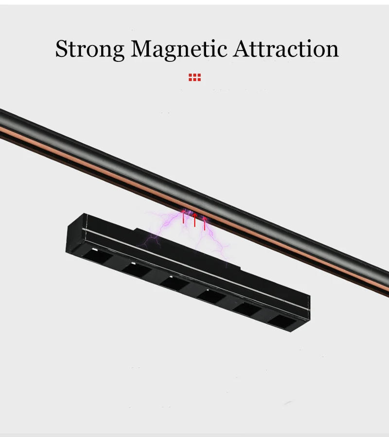 Description Picture 4 of itemLed Cabinet Light Mini Magnetic Track Lamp for Artwork Jewelry Display Car Interior Lighting Bookcase Shelf Light Bar Strip 24V