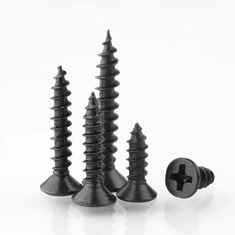 Description Picture 2 of itemHigh strength drywall nail self tapping screw, black cross flat head screw, woodworking gypsum board self tapping screw