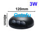 120mm  3W   black