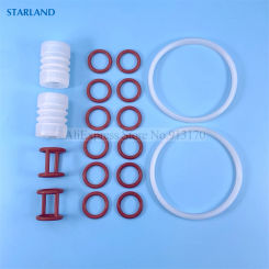 One Bag 18 Gaskets Combination Silicone Sealing Rings New Spare Parts BQL Soft Ice Cream Machines Fittings Replacements