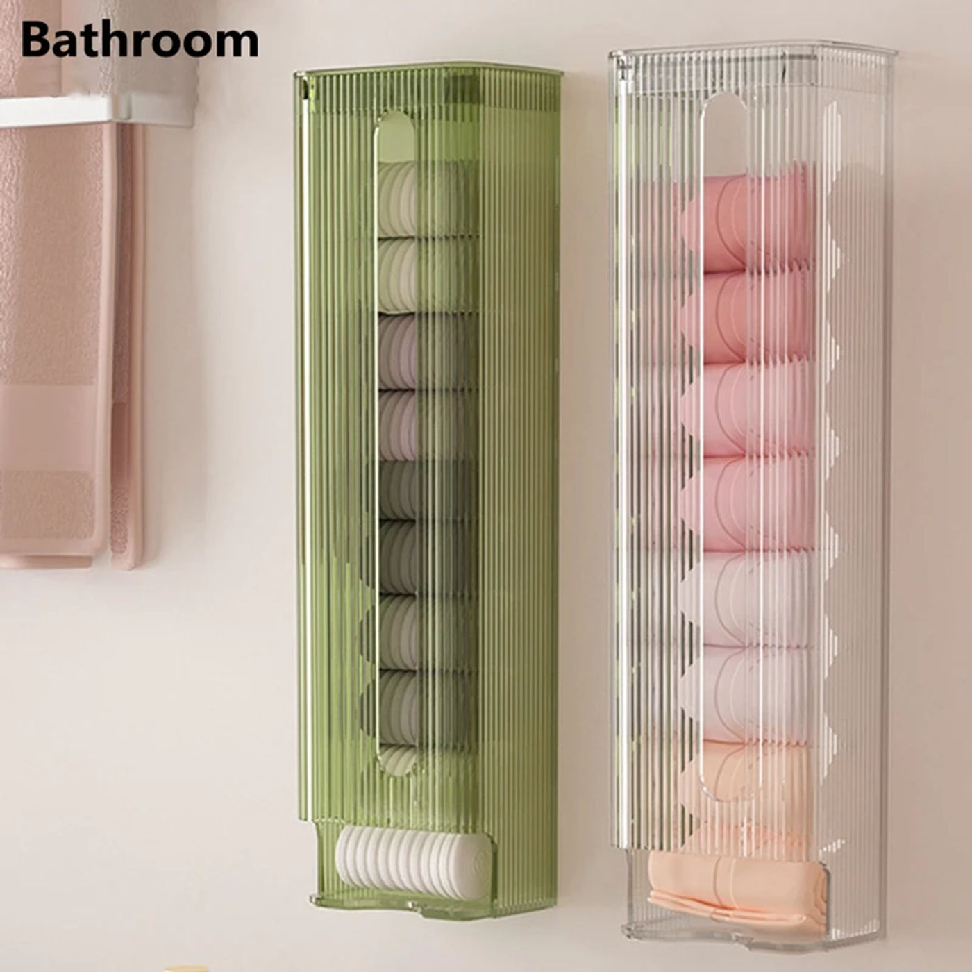 Description Picture 2 of itemStorage Organizer Box for Panties Underwear and Socks,Wall Hanging Storage Holder,Kitchen Garbage Plastic Bag Dispenser,Home