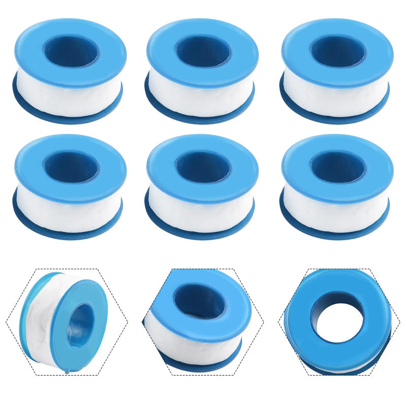 Description Picture 5 of item6Rolls 16mm PTFE White Thread Pipe Tape Plumbers Sealing Tape Fitting Thread Seal Tape Oil-free Belt Sealing Band Gas Water Tape