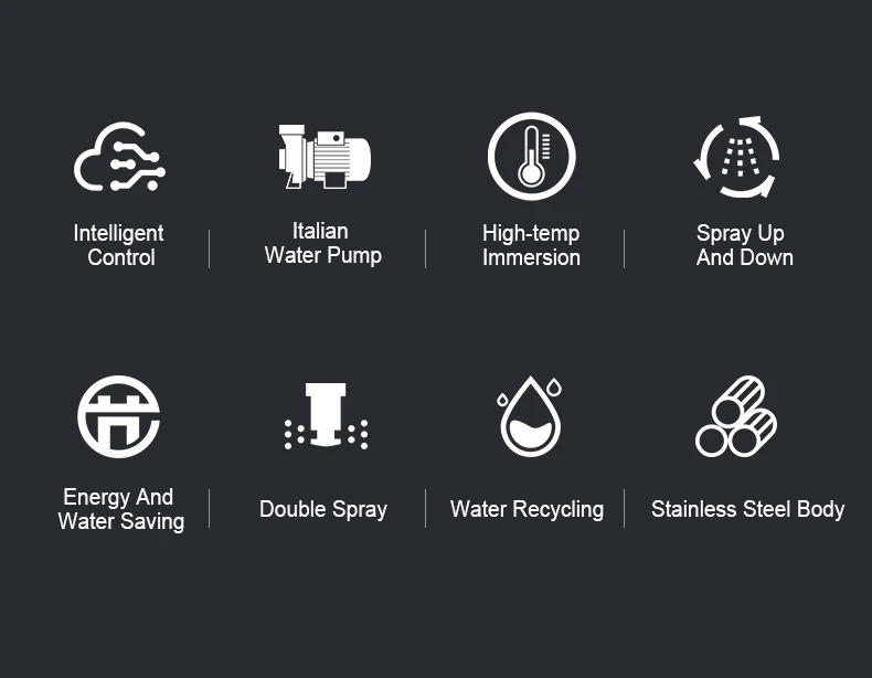 Description Picture 4 of itemAutomatic Commercial Dish Washer High Efficiency Kitchen Restaurant Dishwashing Machine Industrial Hotel Dishwasher