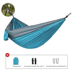 Camping Hammock Thickened Durable Fabric Canvas Single Hammocks Travel Swing Chair Hanging Bed Double Outdoor Hammock with Bag