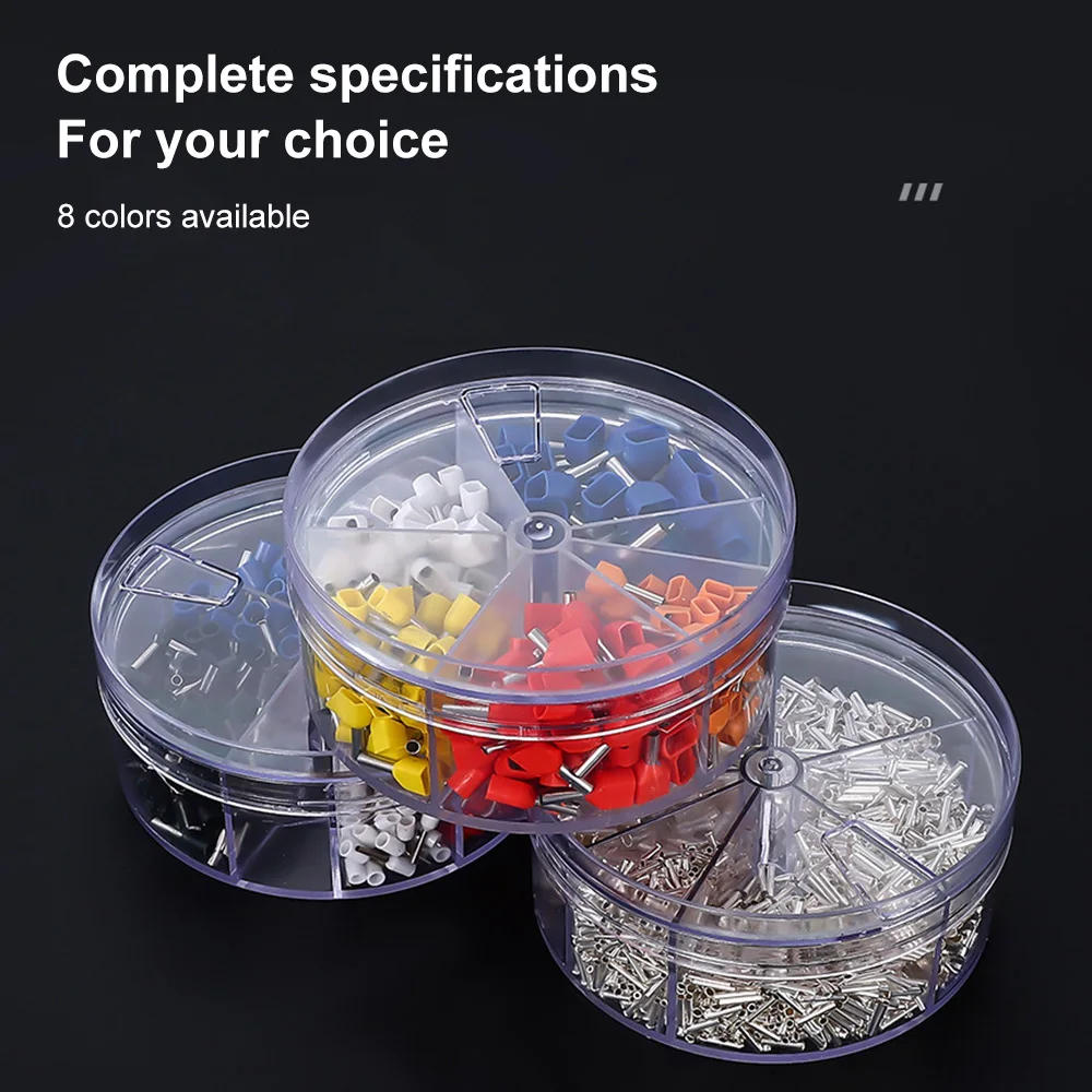 Description Picture 5 of itemVE/TE/EN Series Insulated Terminal Block Wire End Crimp Sleeve Terminal Cable Wire Connector Electrical Tube Terminal Set