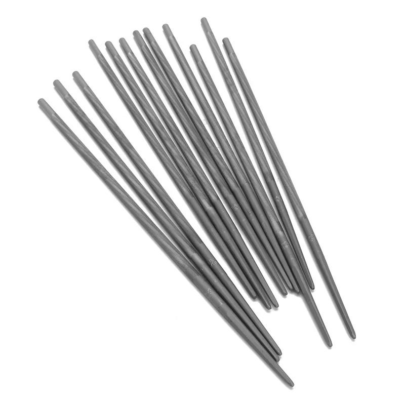 Description Picture 4 of item12 Pcs Chainsaw Round Files 4.0mm/4.8mm/5.2mm/5.5mm 5/32" 3/16" 13/64" 7/32" for Sharpening Chain Saw Sharpener Usually 25cm Len