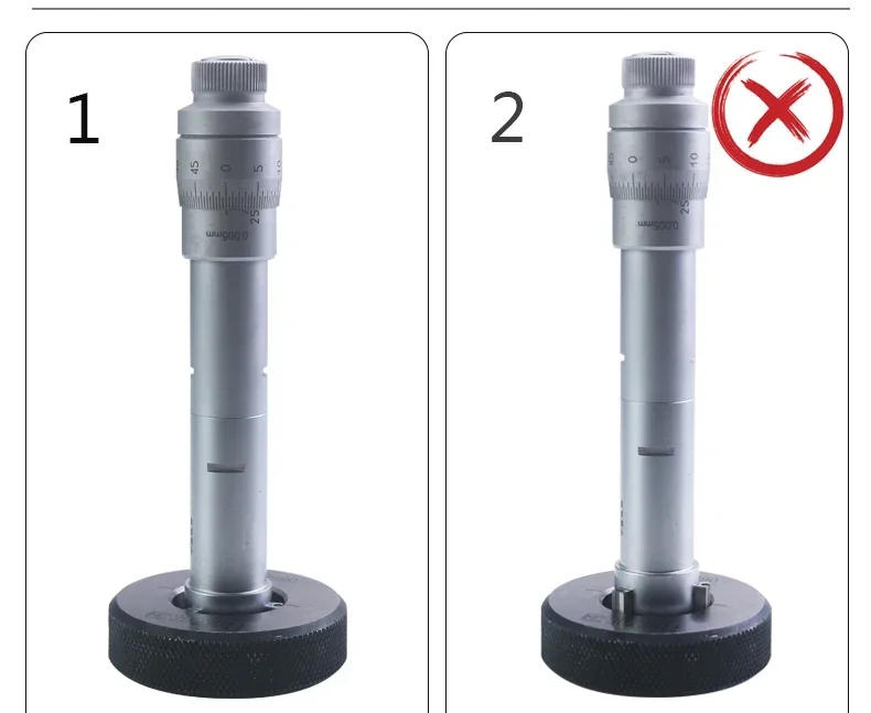 Description Picture 4 of itemThree-Claw Inner Diameter Micrometer Three-Point Internal Measurement Inner Diameter Micrometer Aperture High Precision 0.005mm