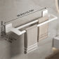 50cm White Two Bar