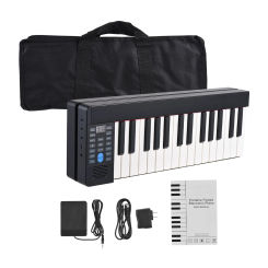 61-Key Foldable Electronic Piano Multifunctional Electronic Organ Folding Digital Piano Sensitive Piano Keyboard LCD Display